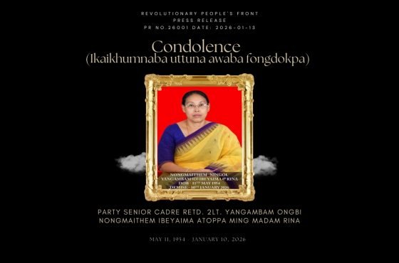 “Condolence – Ikaikhumnaba uttuna awaba fongdokpa