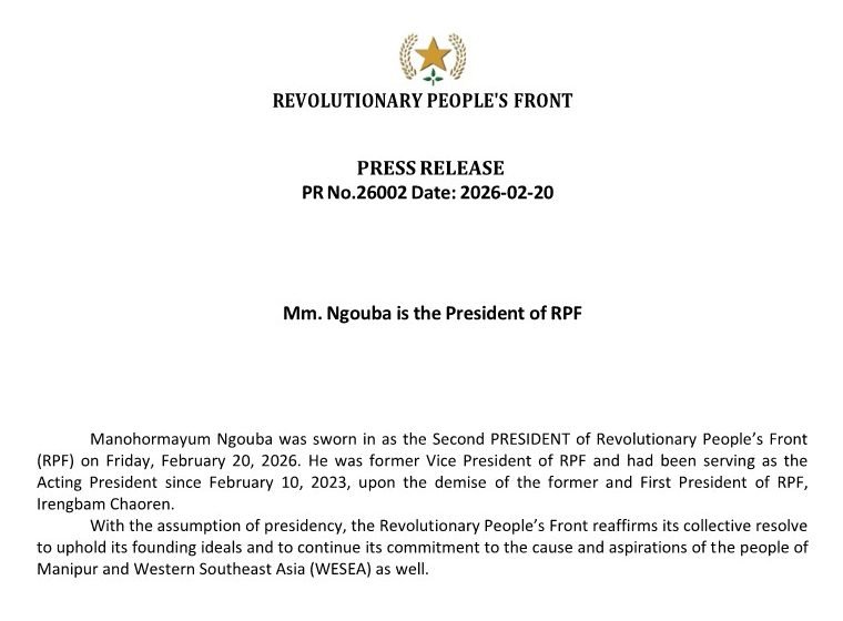 Mm. Ngouba is the President of RPF